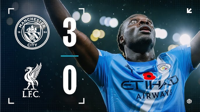 Man City thắng 3-0 nhờ 3 bàn trong 17 phút hiệp 2 của O’Reilly, Guéhi và Doku.